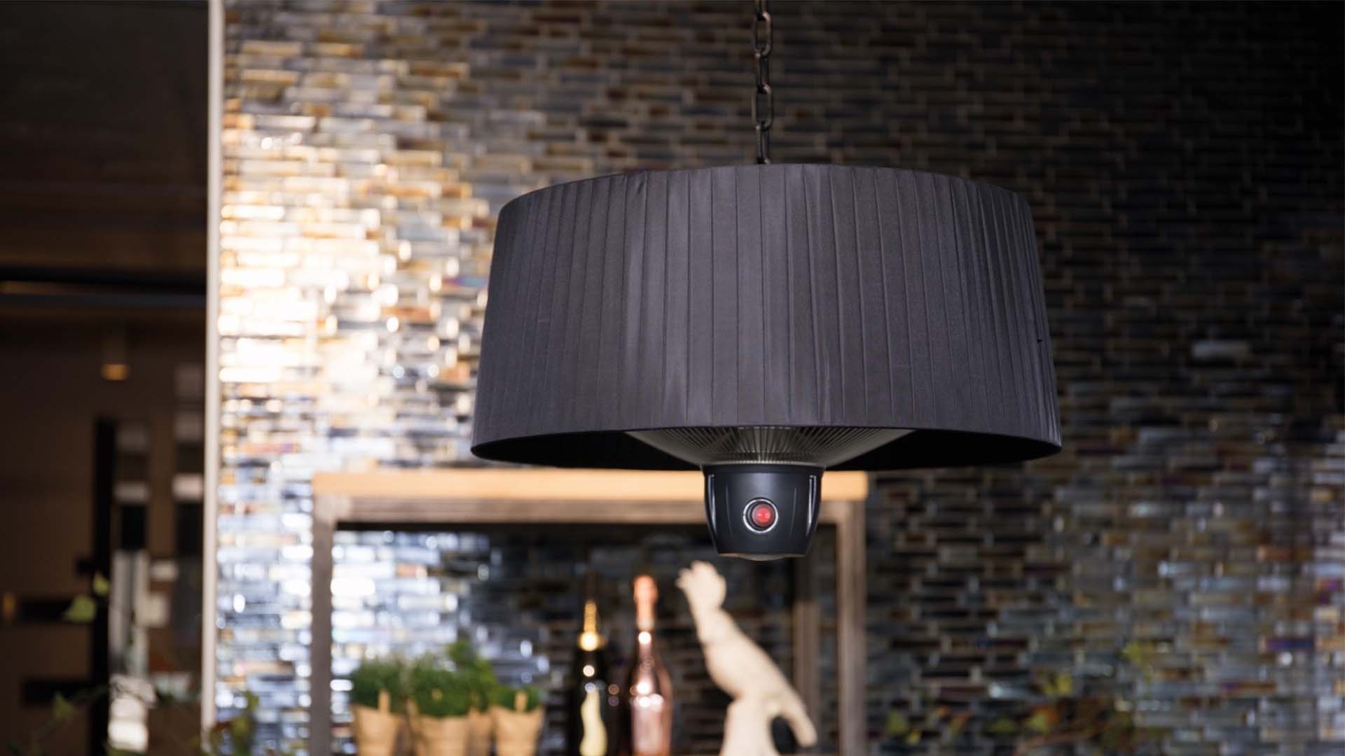 Sunred terrasverwarmer Artix Compact Zwart Hangend