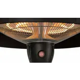 Sunred terrasverwarmer Artix Compact Zwart Hangend