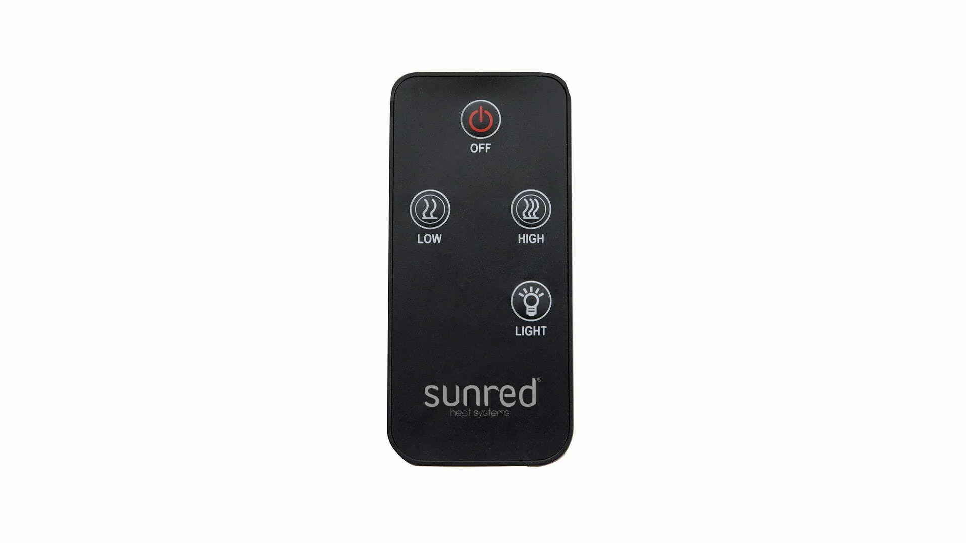 Sunred terrasverwarmer Artix Compact Zwart Hangend