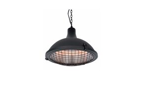 Sunred verwarmer Indus Bright ll hangend - zwart