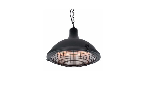 Sunred verwarmer Indus Bright ll hangend - zwart