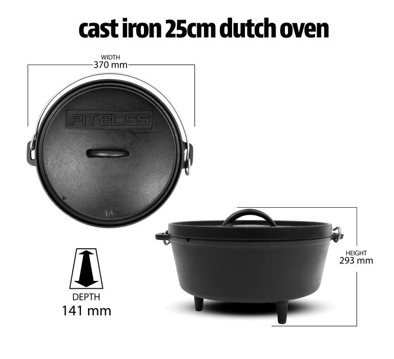 Pit Boss Grills - Zesdelige Gietijzeren Starterset
