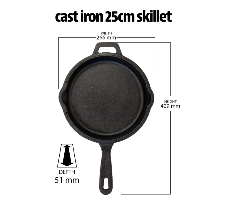 Pit Boss Grills - Zesdelige Gietijzeren Starterset