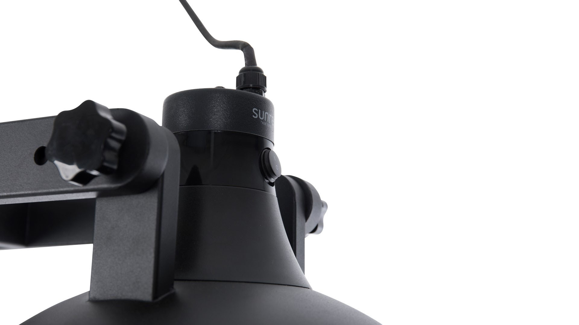 Sunred verwarmer Indus ll Bright hangend - zwart