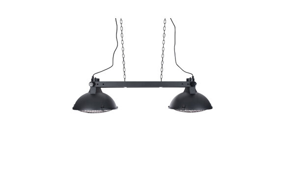 Sunred verwarmer Indus ll Bright hangend - zwart