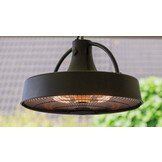 Sunred verwarmer Retro Bright hangend - zwart