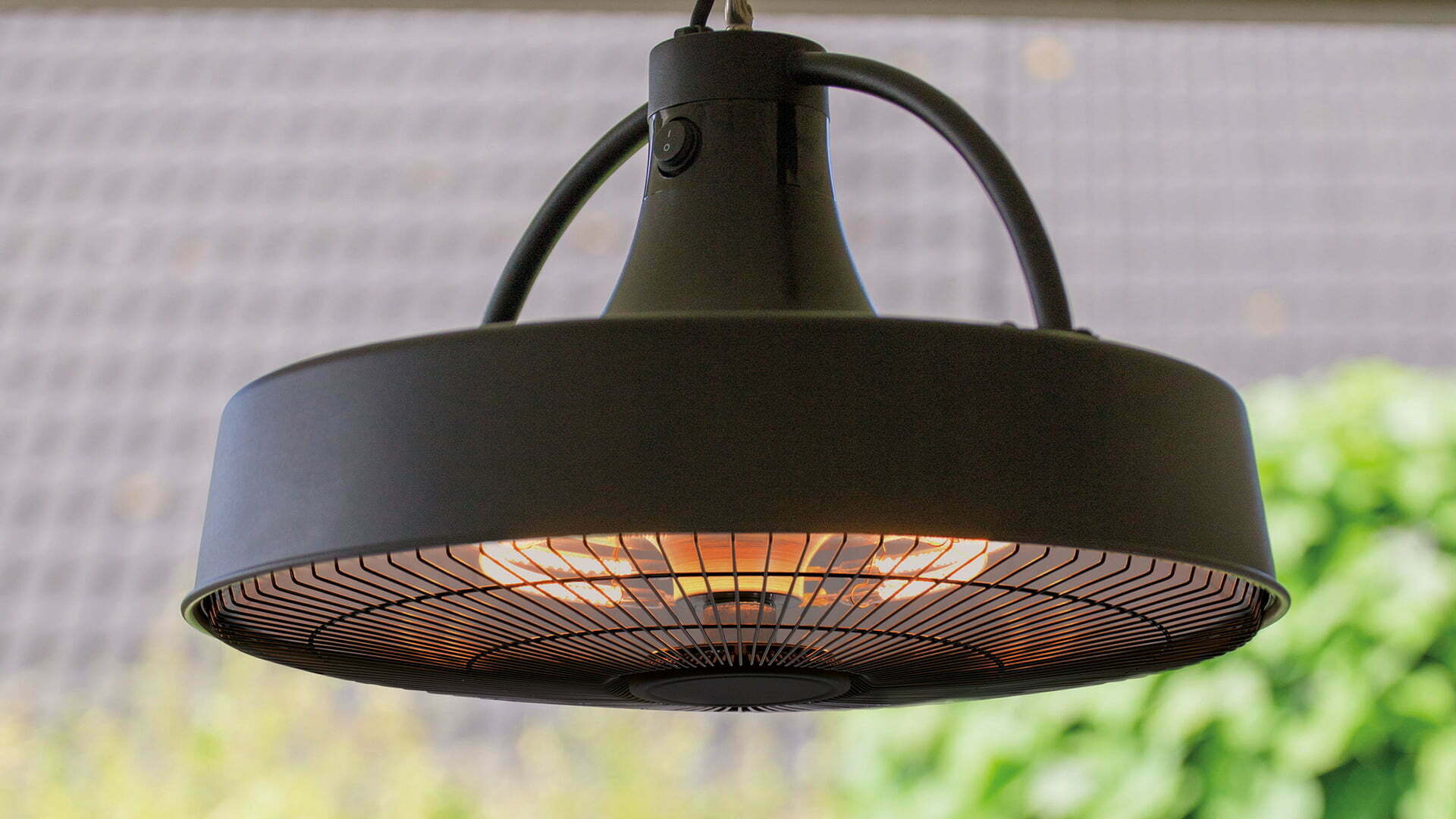 Sunred verwarmer Retro Bright hangend - zwart