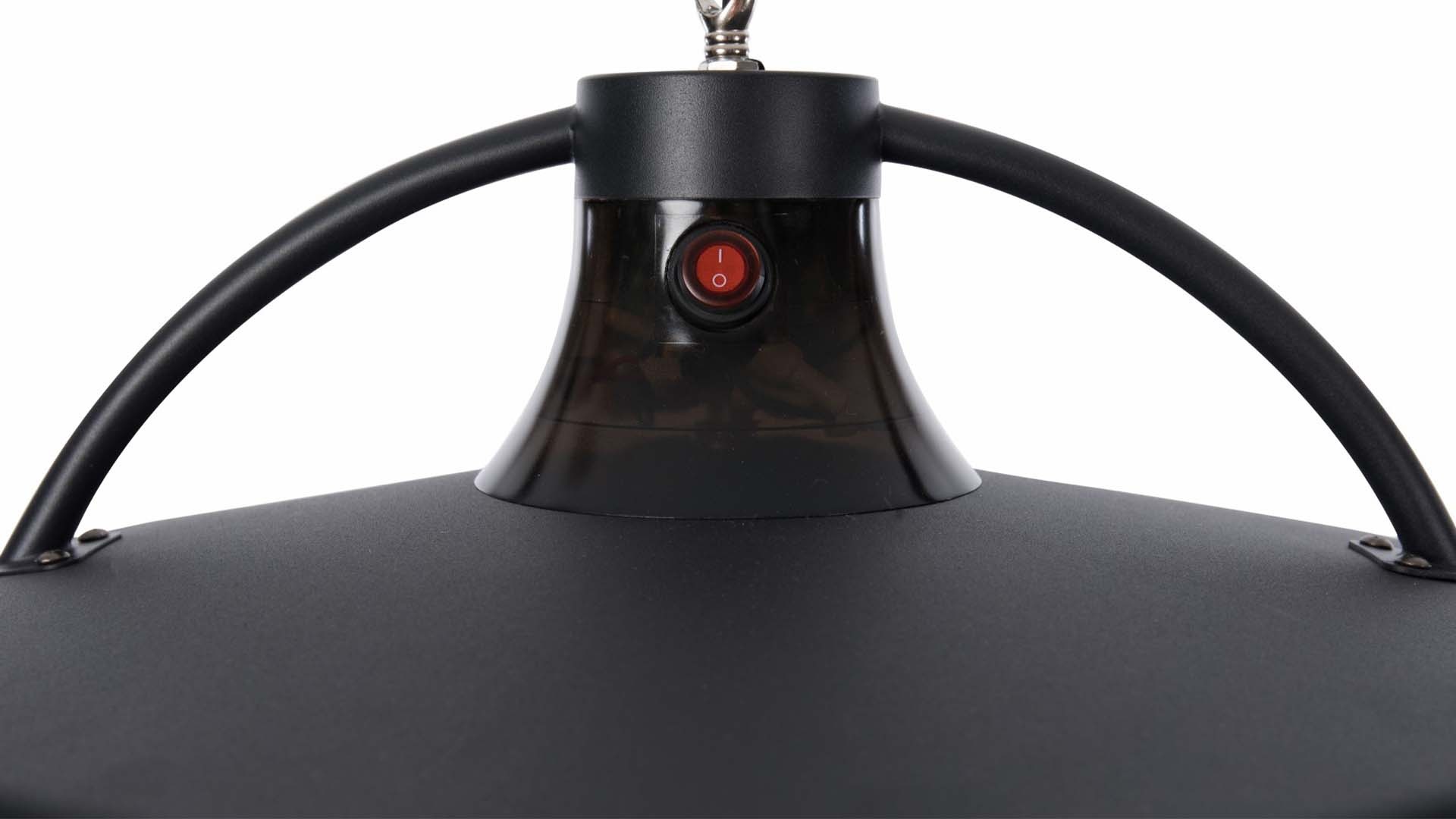 Sunred verwarmer Retro Bright hangend - zwart