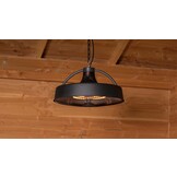 Sunred verwarmer Retro Bright hangend - zwart