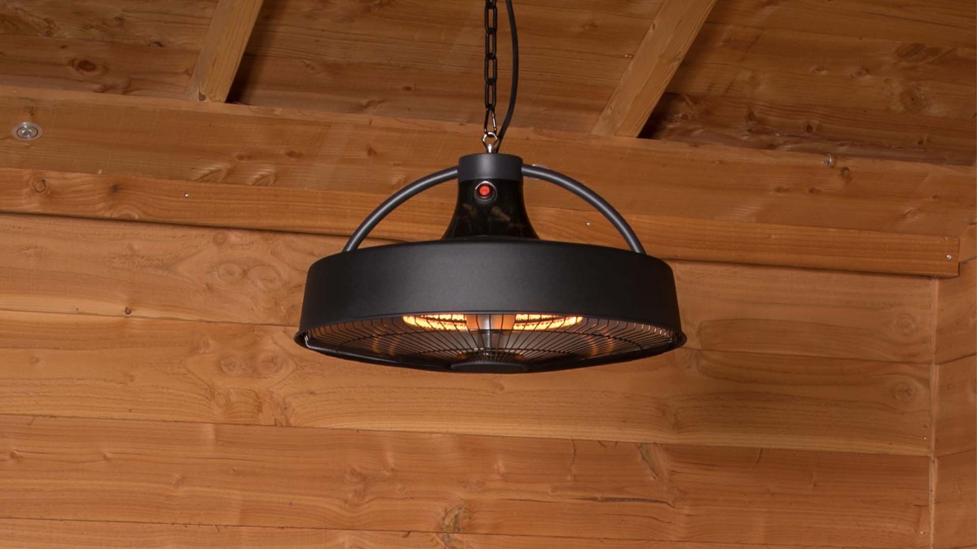 Sunred verwarmer Retro Bright hangend - zwart