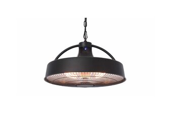 Sunred verwarmer Retro Bright hangend - zwart