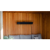 Sunred verwarmer Nero Wall hangend - zwart