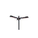 Sunred verwarmer Bright Parasol - zwart/zilver