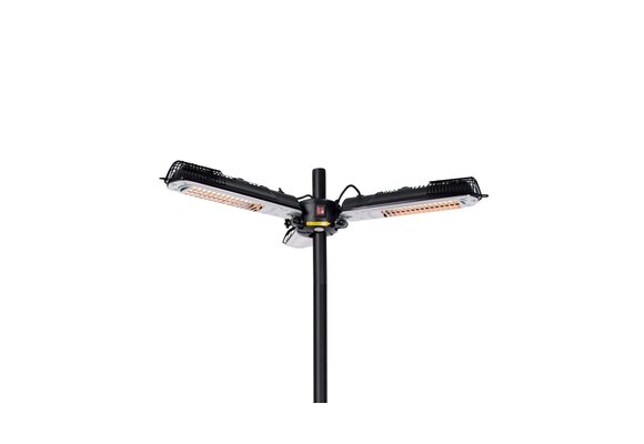 Sunred verwarmer Bright Parasol - zwart/zilver