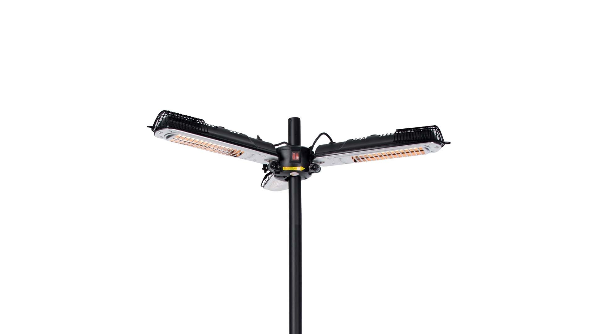 Sunred verwarmer Bright Parasol - zwart/zilver