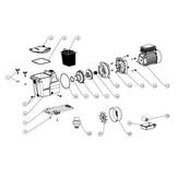 Hayward Super Pump Pro motorhuis bouten