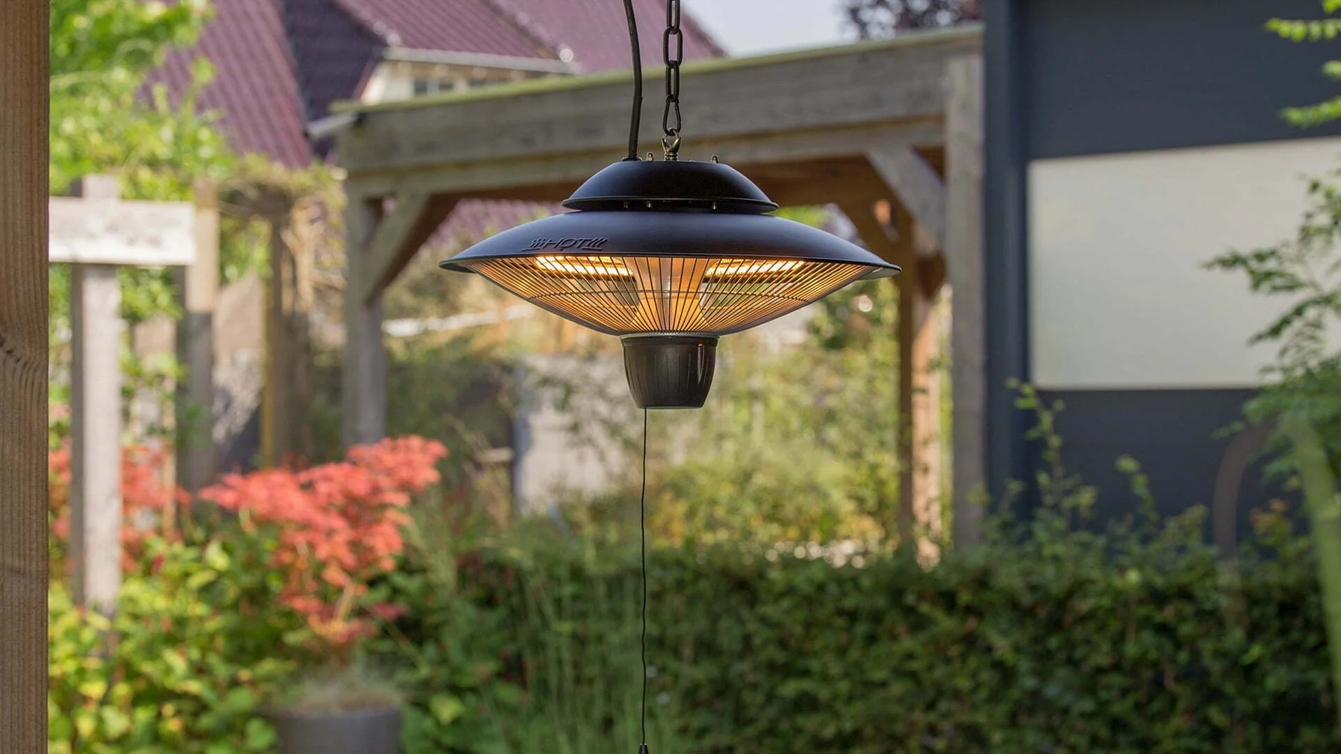 Sunred verwarmer Barcelona Bright hangend - zwart