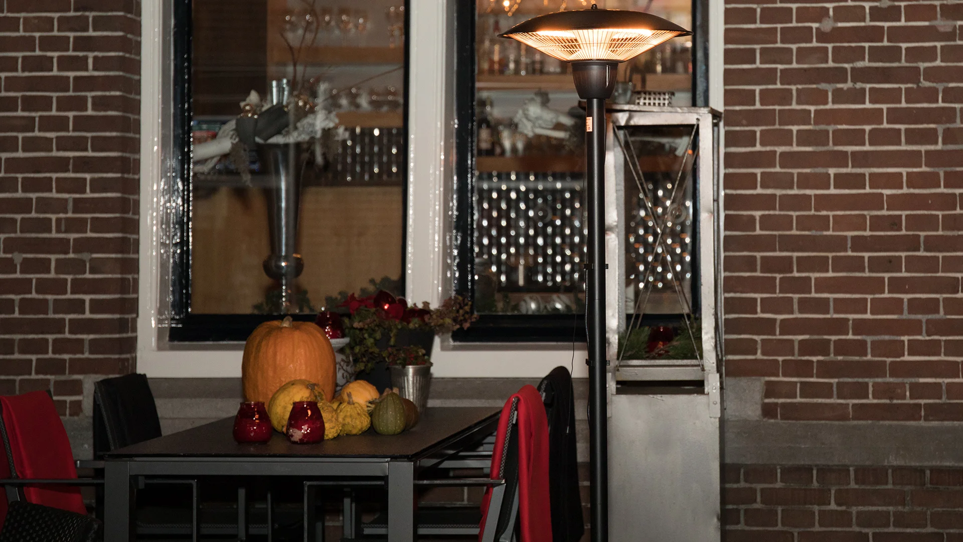 Sunred verwarmer Barcelona Bright staand - zwart