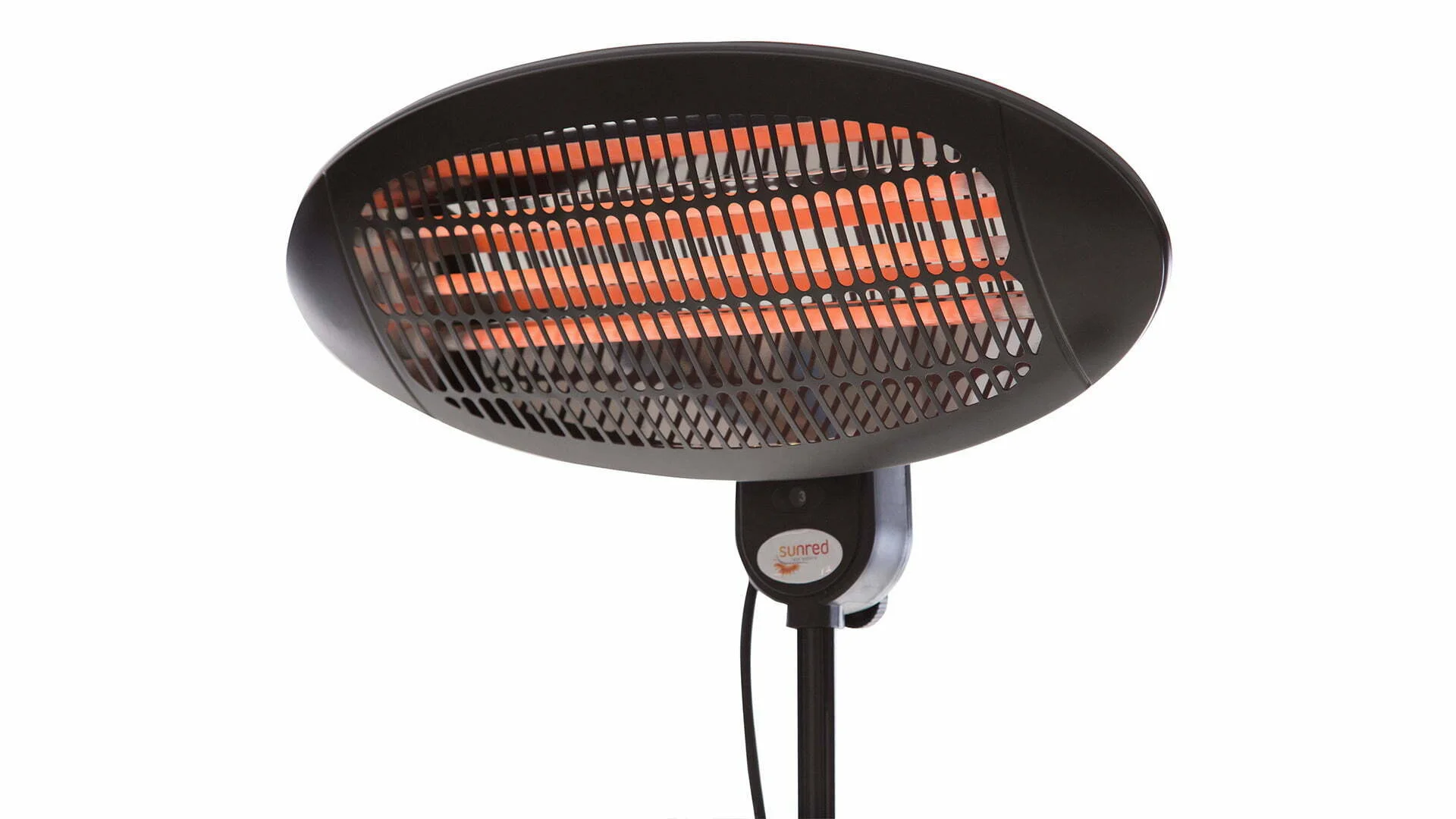 Sunred verwarmer Elektra Quartz staand - zwart