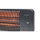 Sunred verwarmer Lugo Quartz Wall - zwart