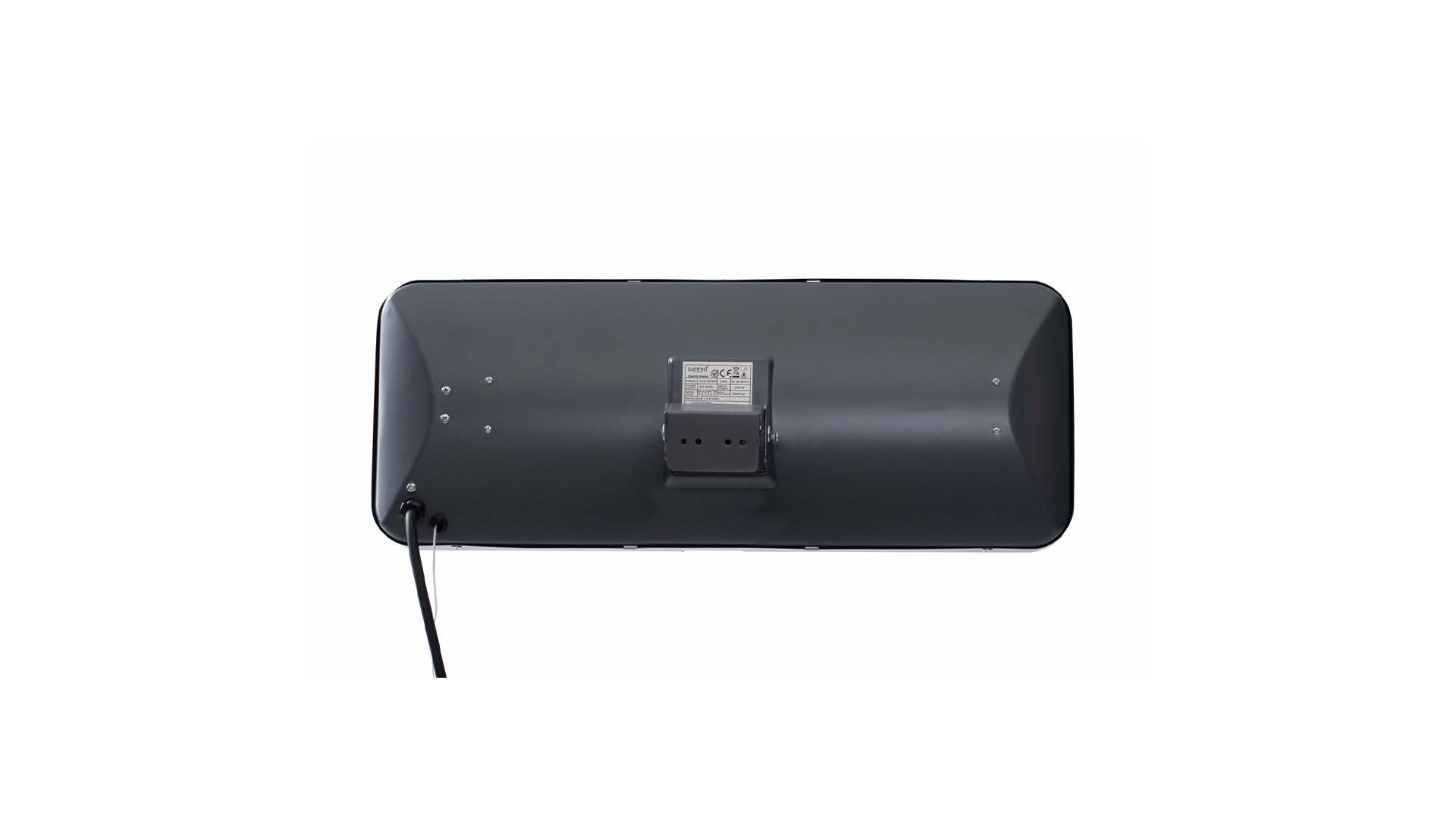 Sunred verwarmer Lugo Quartz Wall - zwart