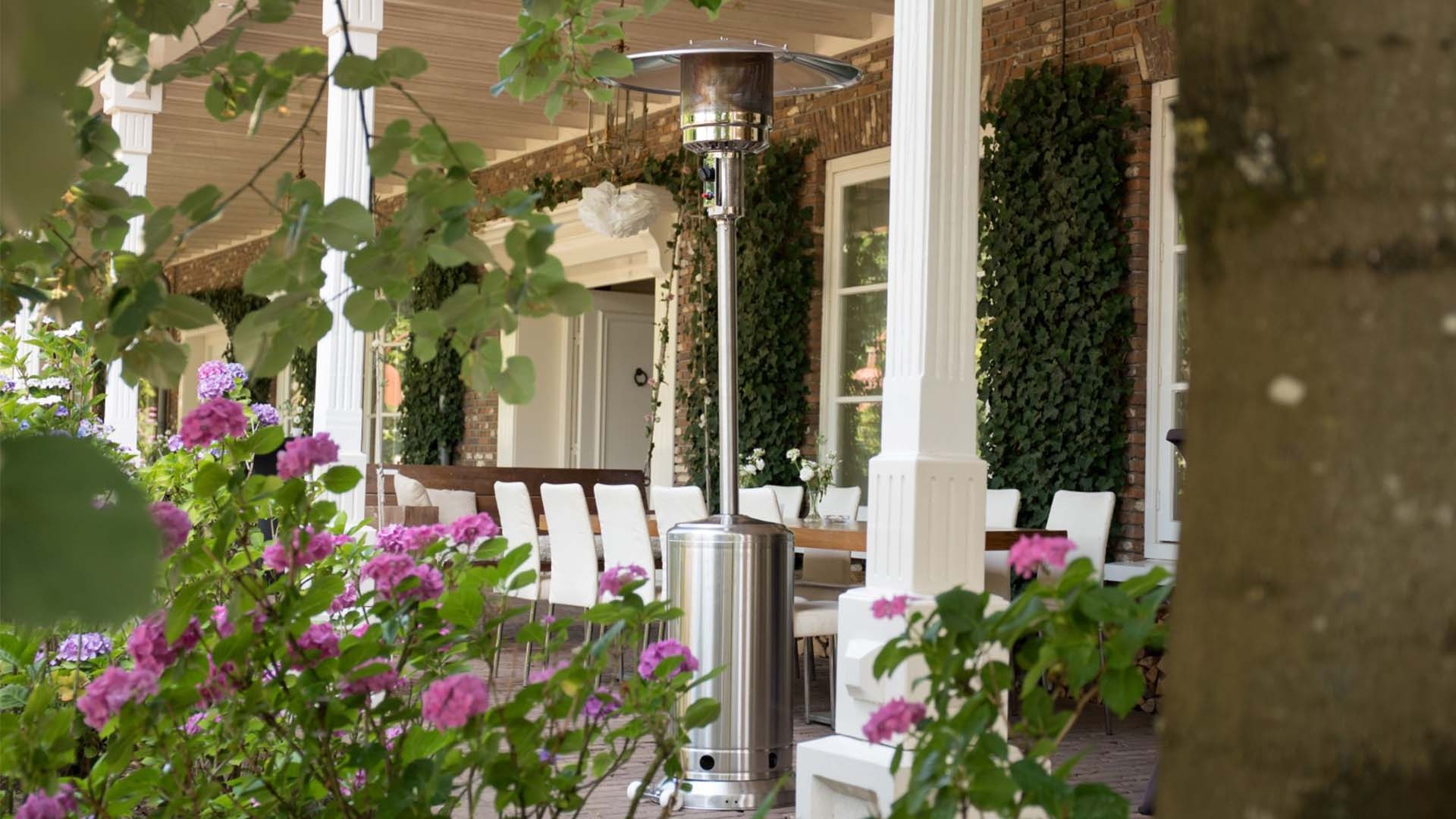 Sunred verwarming Sargas Gas staand -RVS