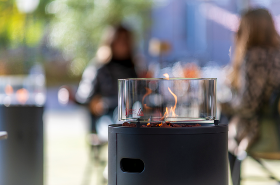 Sunred verwarmer Bogo Gas Flame Tafel - Grijs