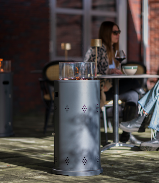 Sunred verwarmer Bogo Gas Flame Tafel - Grijs