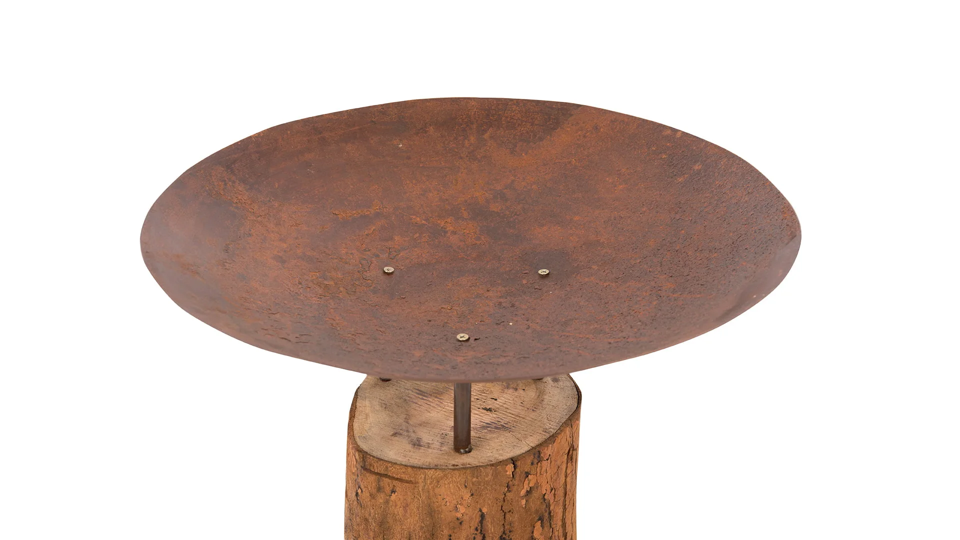 Redfire handmade vuur pit logger houten basis