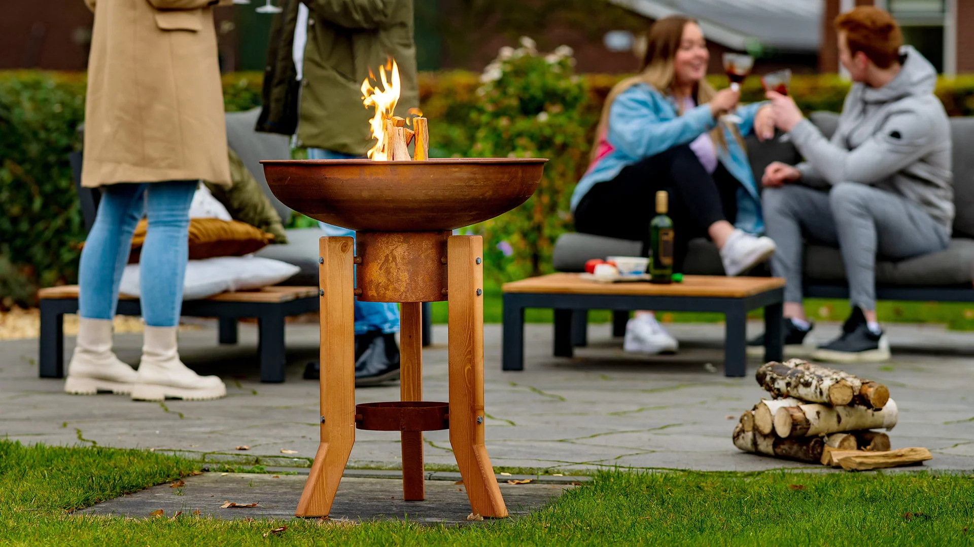 Redfire handmade Fire Pit Woody