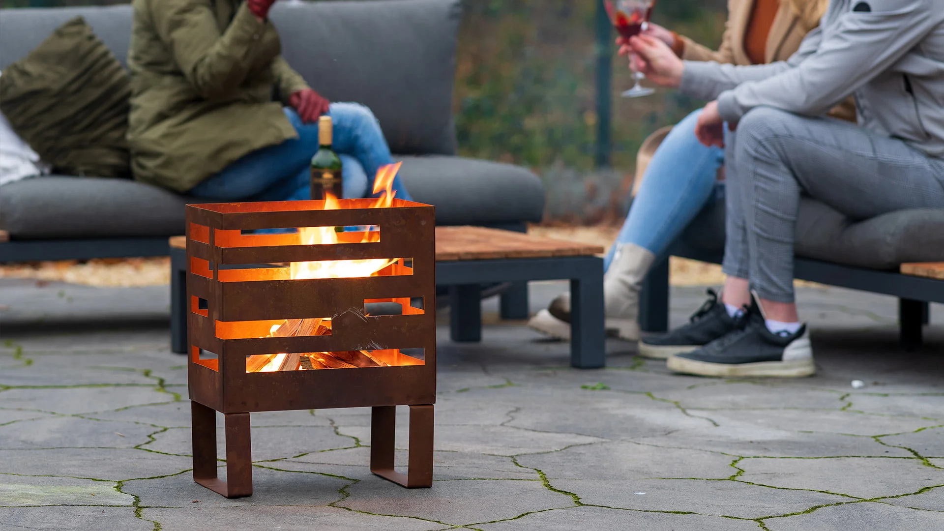 Redfire handmade Fire Basket Madison