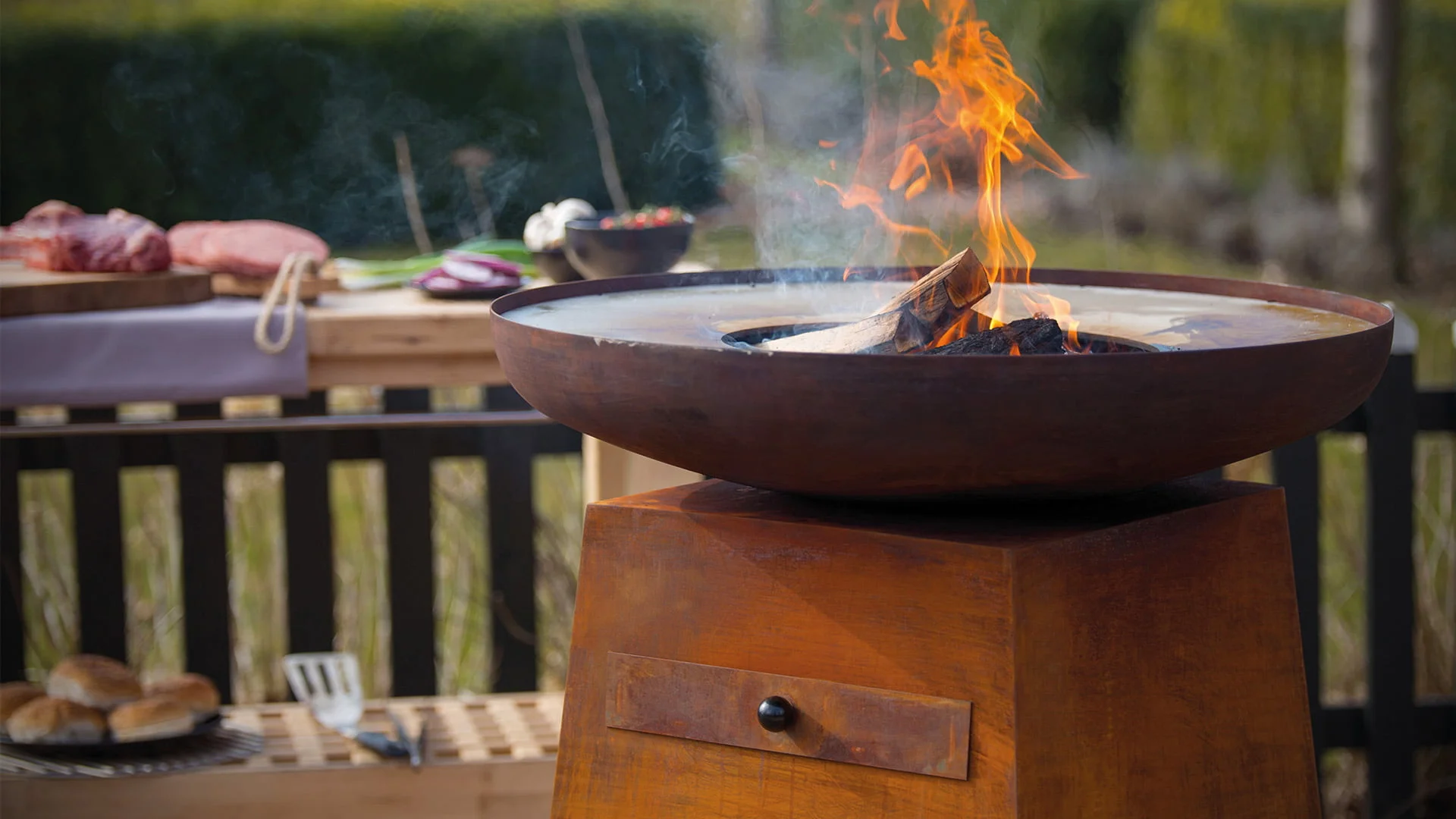 RedFire Vuurschaal/BBQ Orion Roest