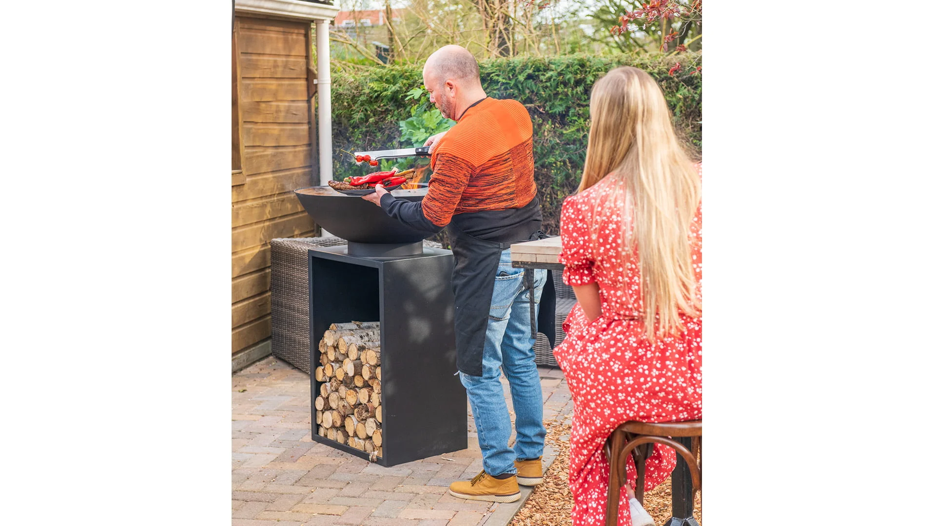 RedFire  Vuurschaal / BBQ Onyx 80cm