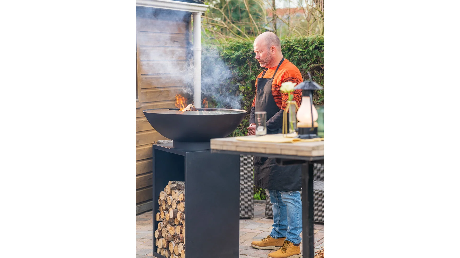 RedFire  Vuurschaal / BBQ Onyx 80cm