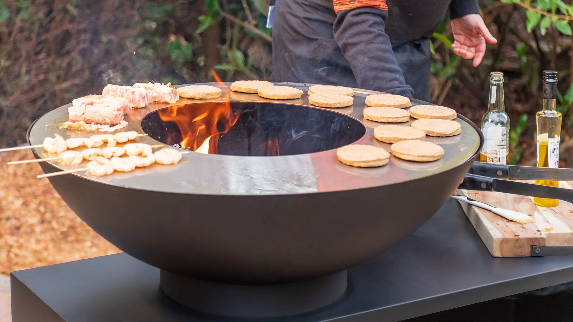 RedFire Vuurschaal / BBQ Onyx tafel