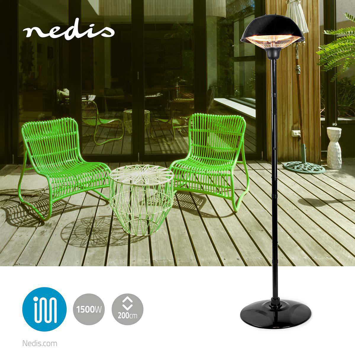 Nedis Patio verwarmer met omvalpreventie