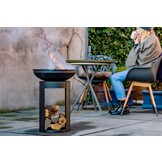 RedFire vuurkorf Arizona met houtopslag