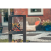 RedFire vuurkorf Buffalo met houtopslag