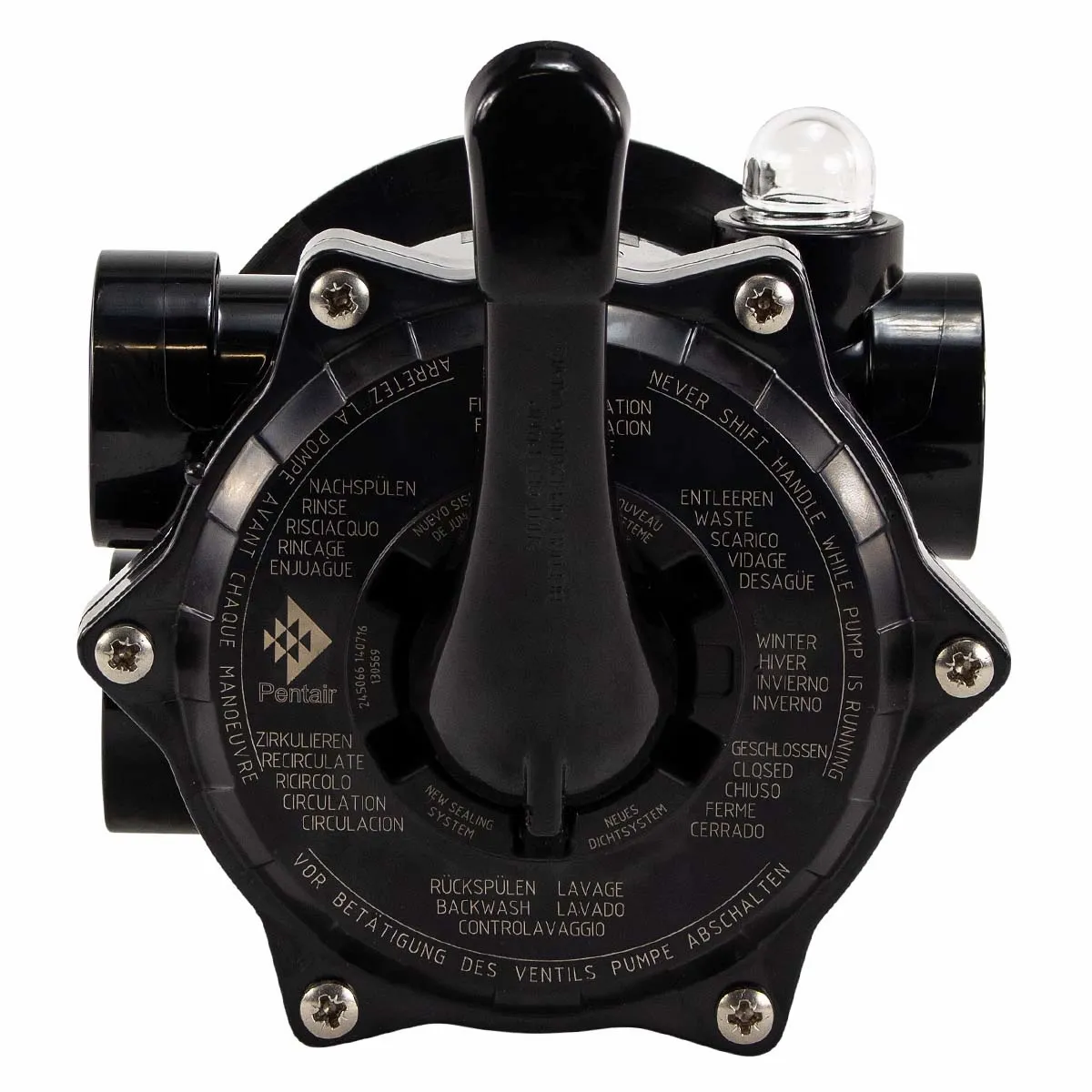 Pentair 2" sidemount 6-wegkraan voor triton zwembadfilter