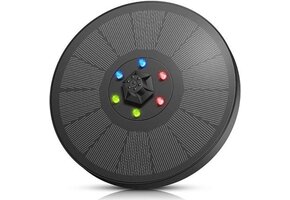 Heissner solar fontein set rgb led 150 ltr/u