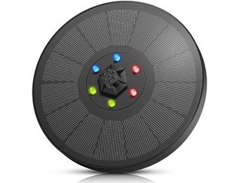 Heissner solar fontein set rgb led 150 ltr/u