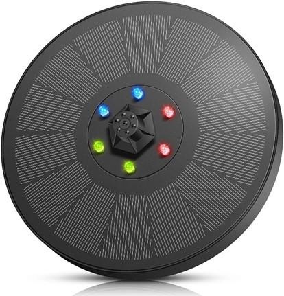 Heissner solar fontein set rgb led 150 ltr/u