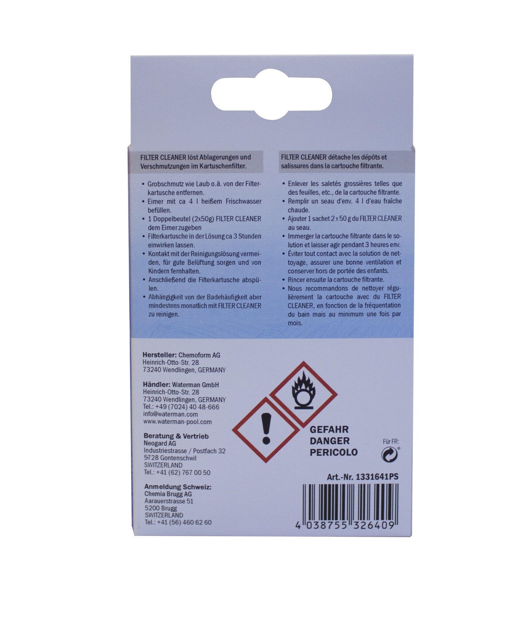 Planet spa filter reiniger set 3 stuks