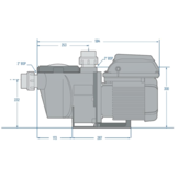 Pentair WhisperFlo VS2 zwembadpomp