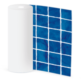 Elbe zwembadfolie SUPRA bedrukte azur mozaïek