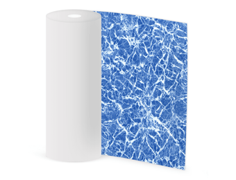 Elbe zwembadfolie SUPRA bedrukte mozaïek blauw