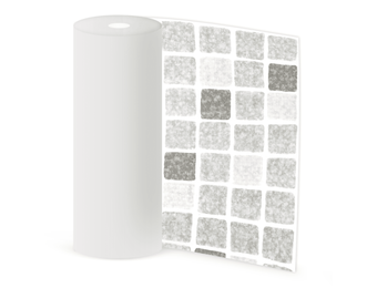 Elbe zwembadfolie SUPRA bedrukte mozaïek grijs