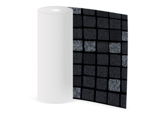 Elbe zwembadfolie SUPRA PEARL silver black