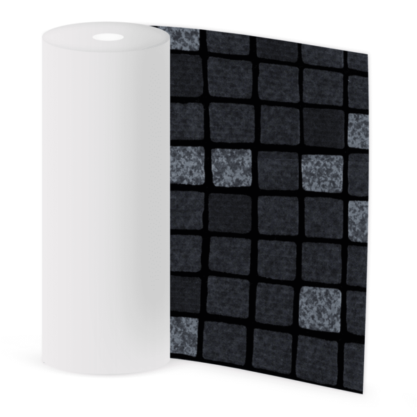 Elbe zwembadfolie SUPRA PEARL silver black