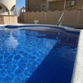 Elbe zwembadfolie SUPRA bedrukte azur mozaïek
